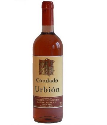 Vino condado rosado aguja