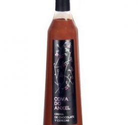 Crema de chocolate y cerezas Cova do Anxel